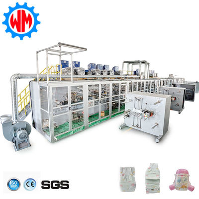 Купить 800Pcs/Min Full Servo Baby Diaper Making Machine Unstandard Customized CE ISO9001 Factory Производство в сети